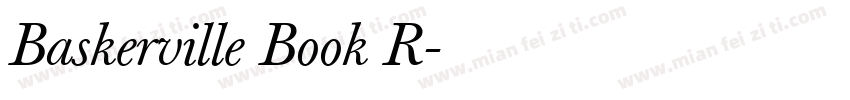 Baskerville Book R字体转换